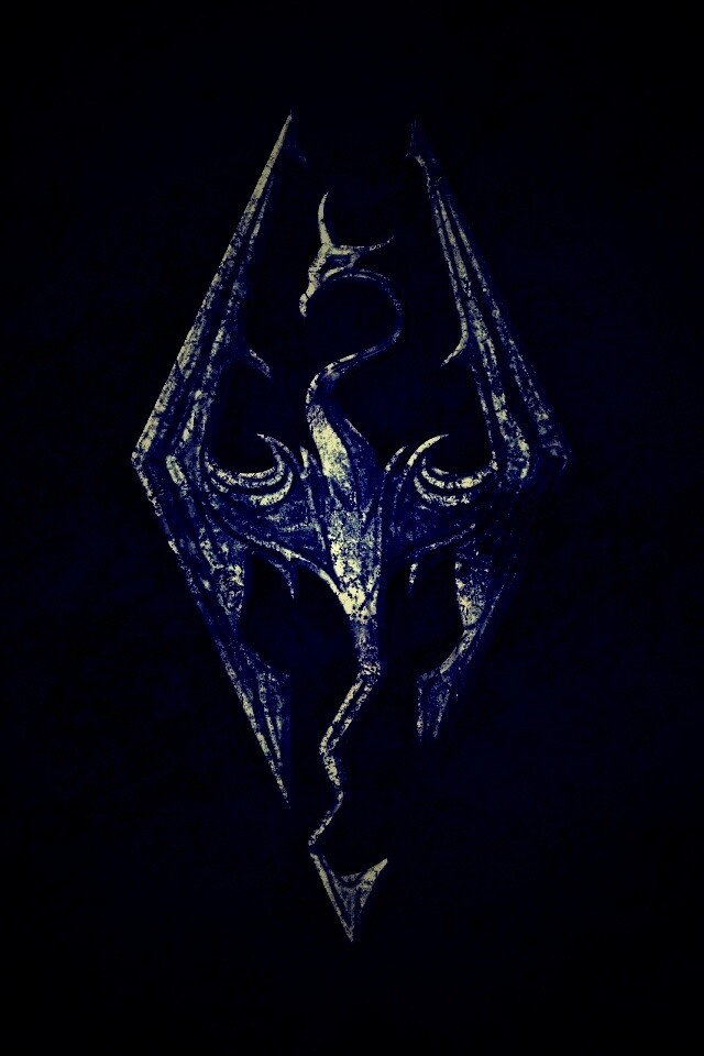 Логотип Skyrim обои