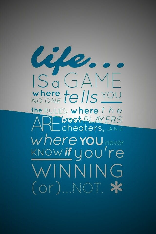 Жизнь - игра обои