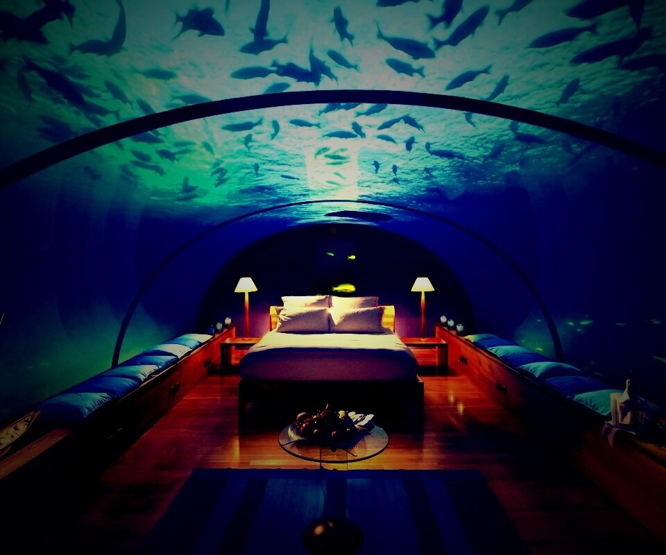 Подводные аппартаменты обои