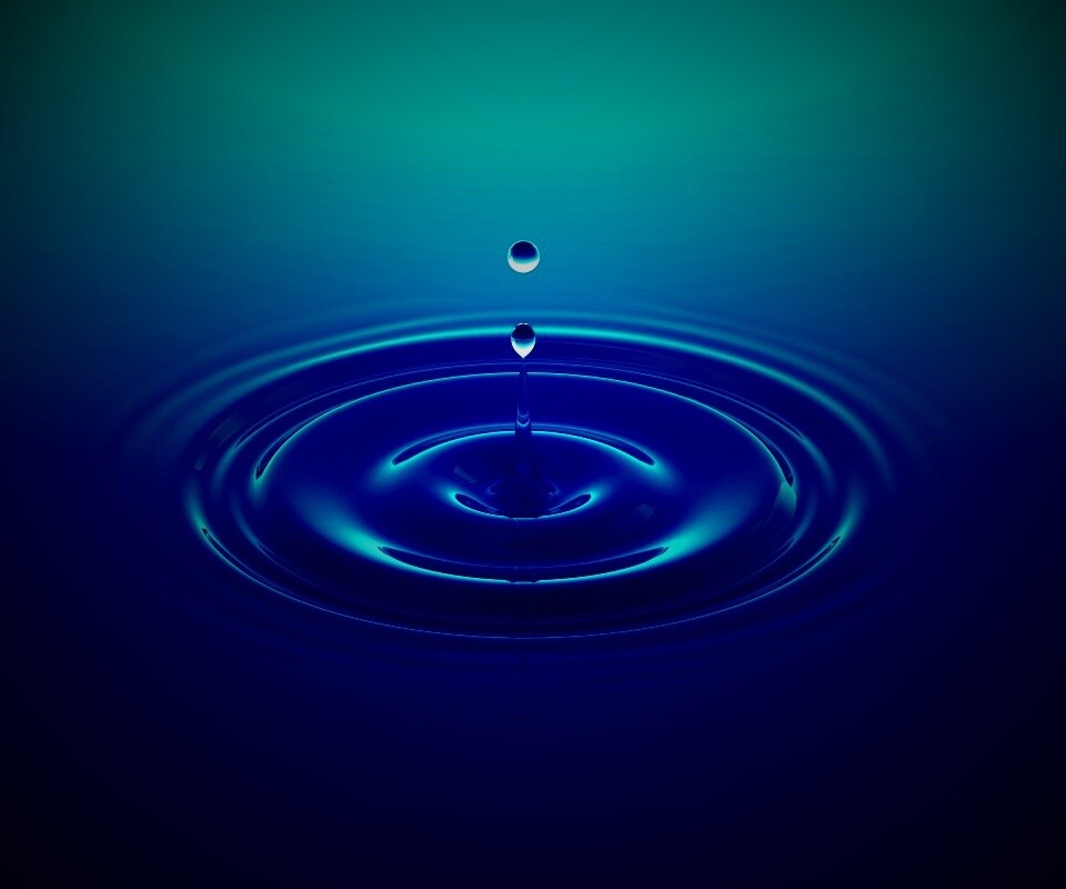 Упавшая капля обои