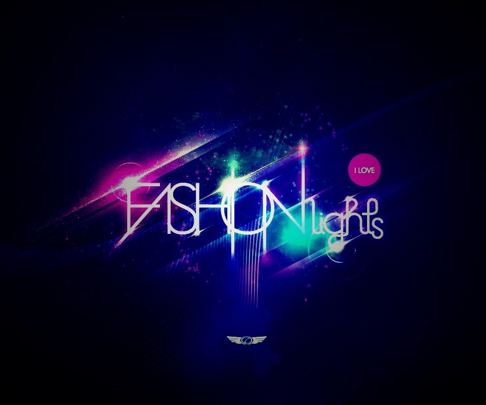 I love fashion lights обои
