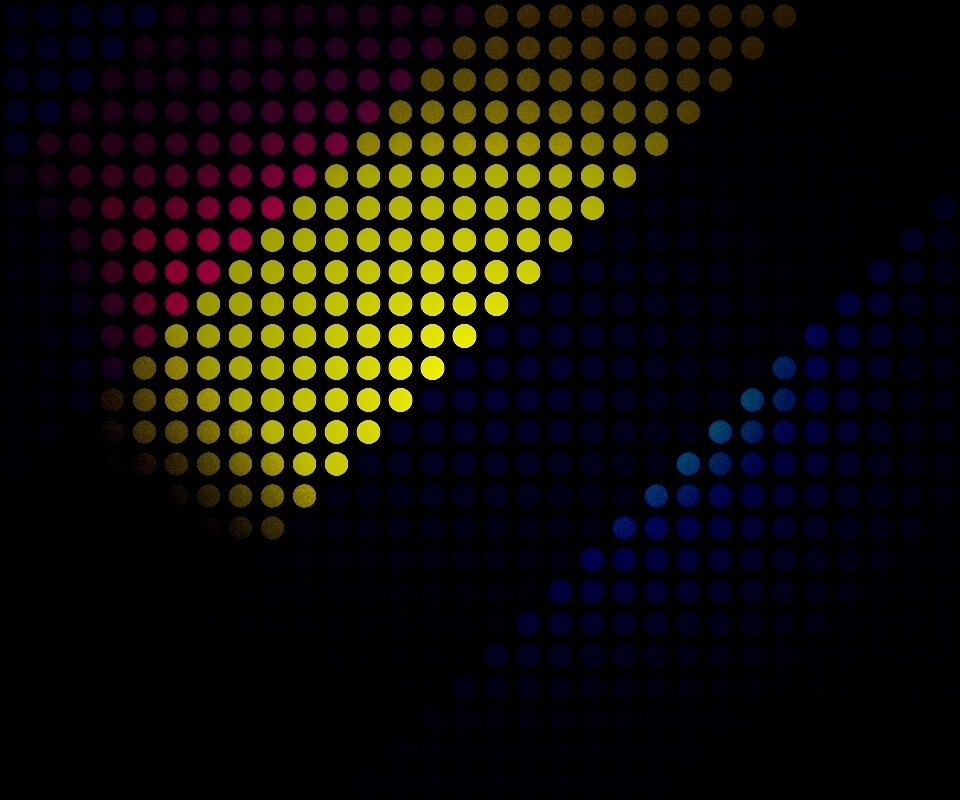 Полосы из цветных кругов обои