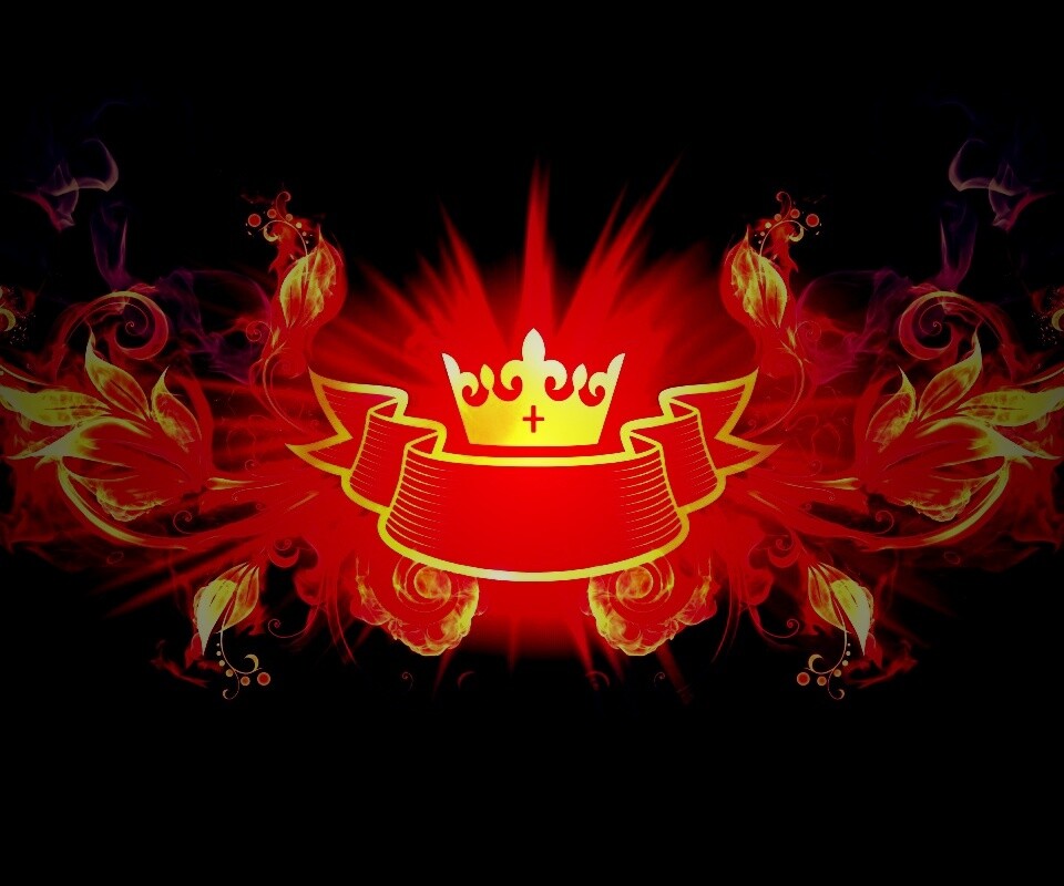 Пламенные цветы обои