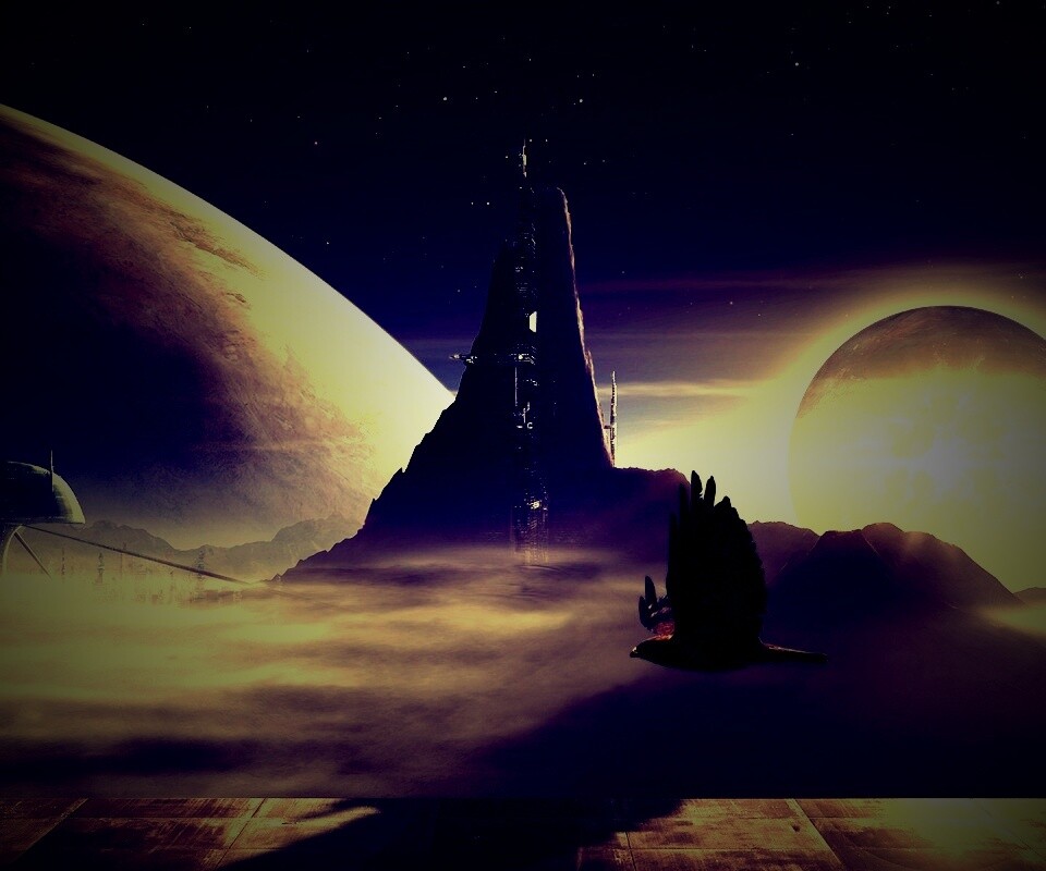 Город на другой планете обои