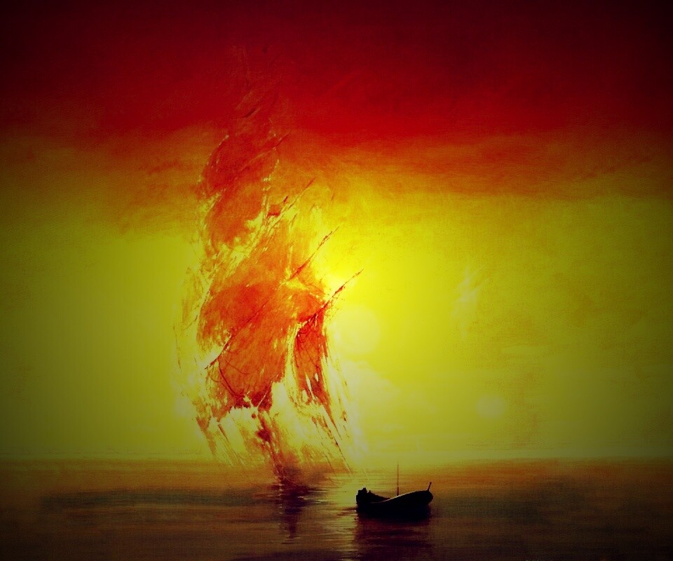 Призрачный парусник обои