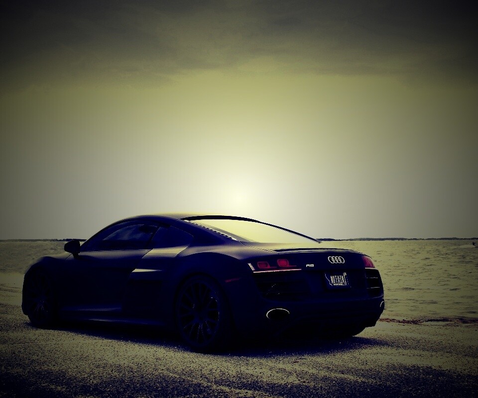 Черный ауди ТТ обои