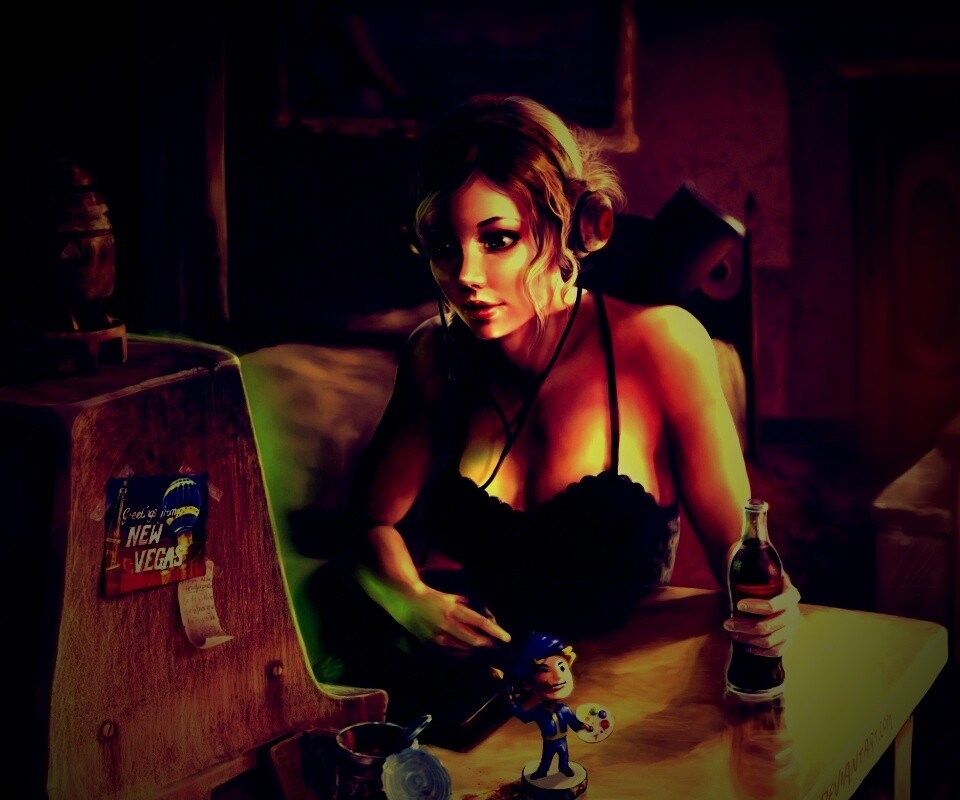 Девушка Одинокий странник обои