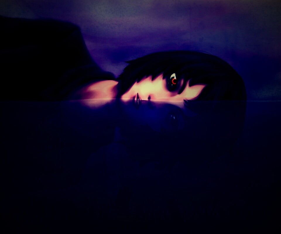 Девочка в воде обои