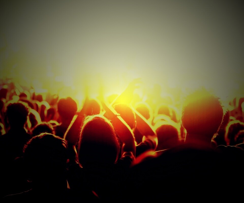 Люди на концерте обои