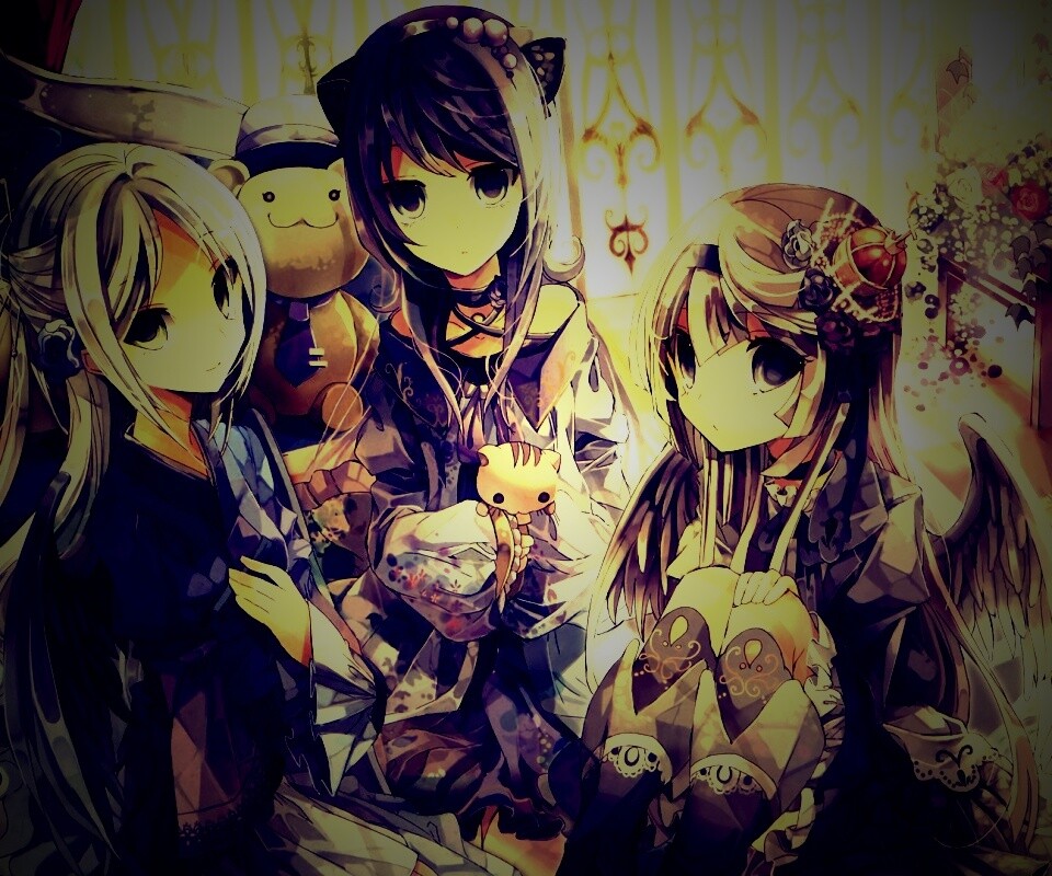 Три лоли обои