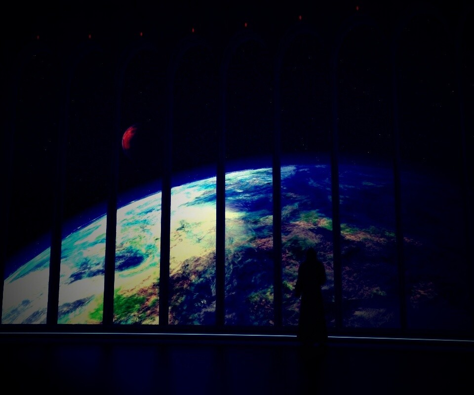 Вид на планету обои