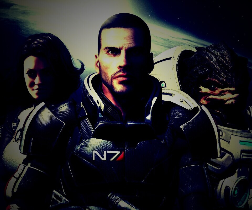 Mass Effect N7 обои