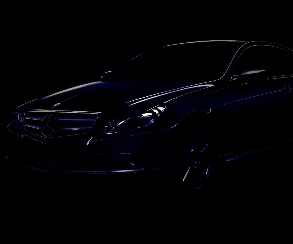 Черный Мерседес обои
