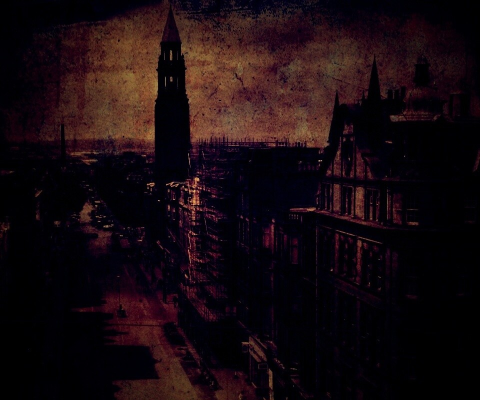 Старинное фото города обои