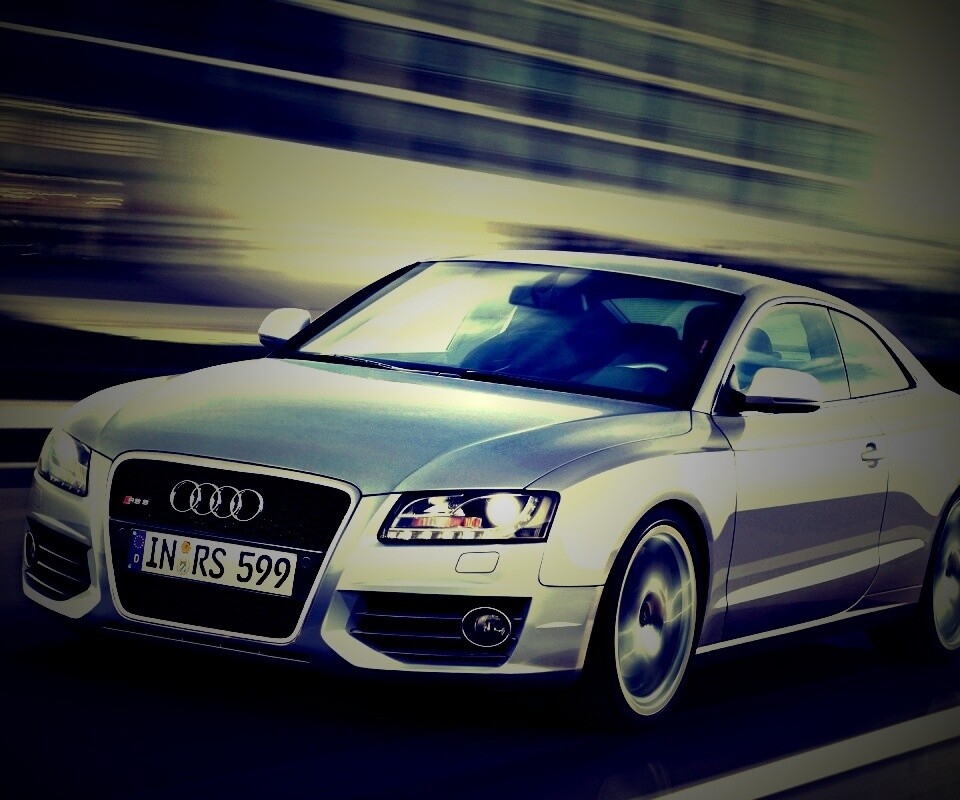Ауди на скорости обои