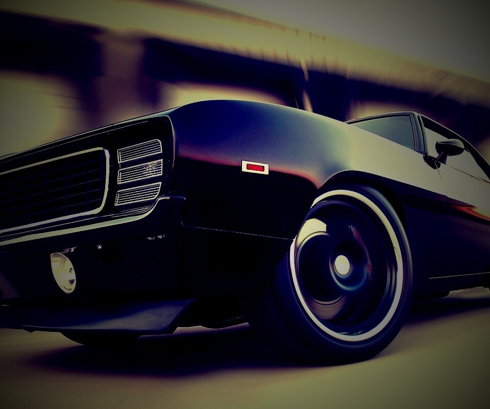 Мускул кар на повороте обои