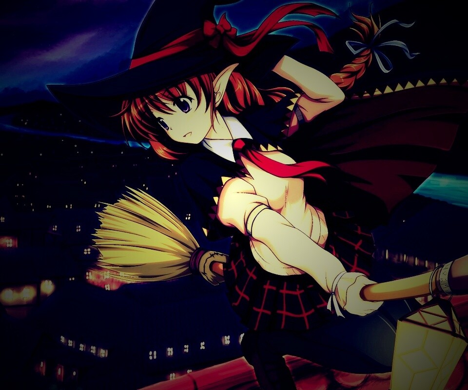 Эльфийская ведьмочка обои