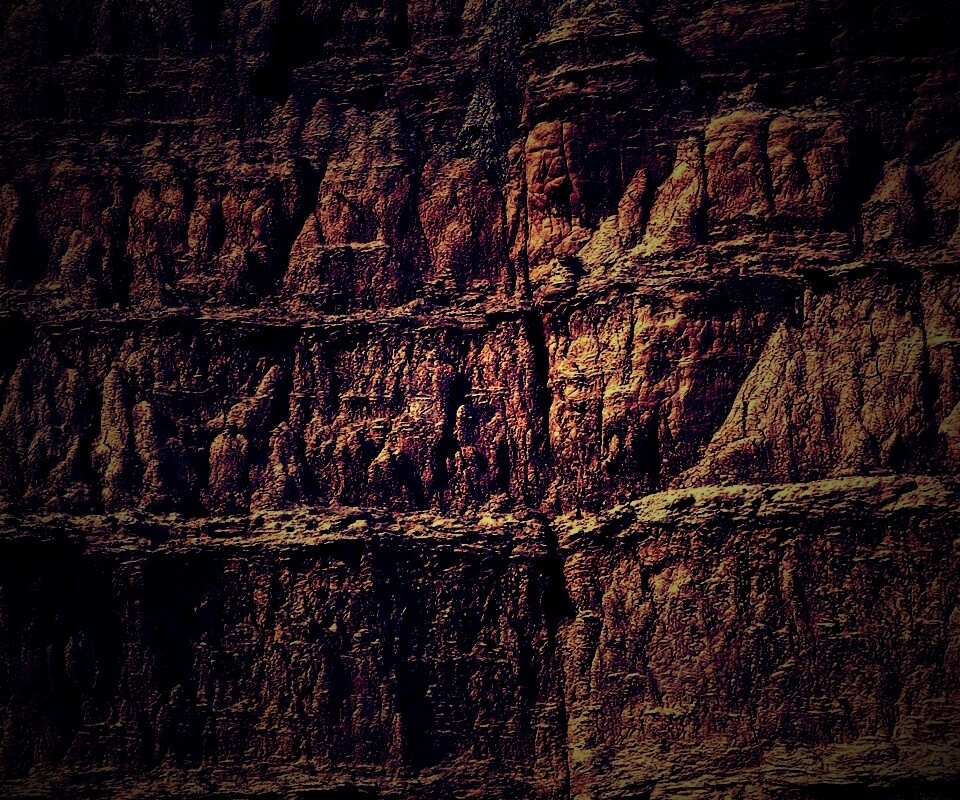 Скалистый обрыв обои