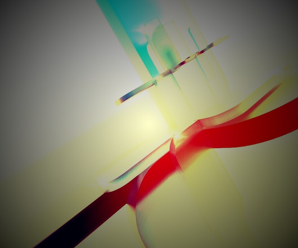 Абстракция из полупрозрачных фигур обои