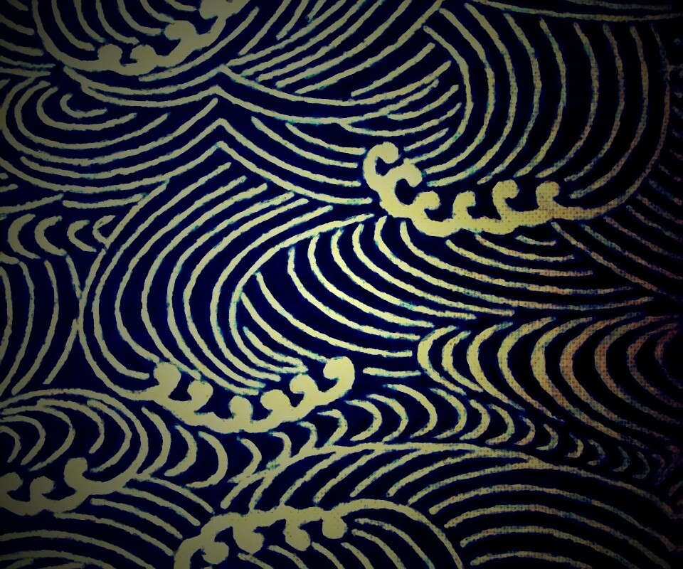 Волны на ткани обои