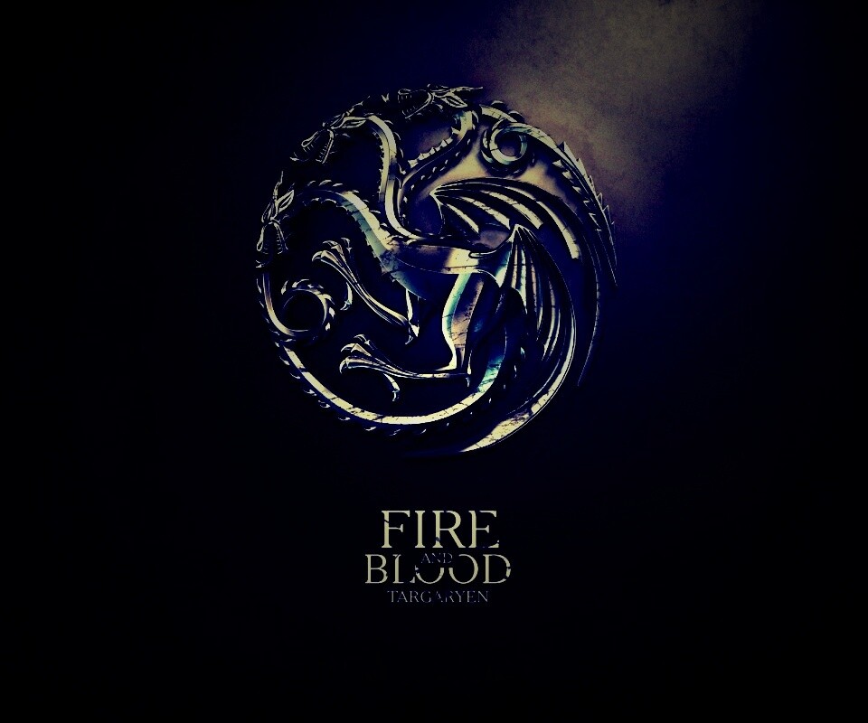 Металлический герб дома Таргариен обои
