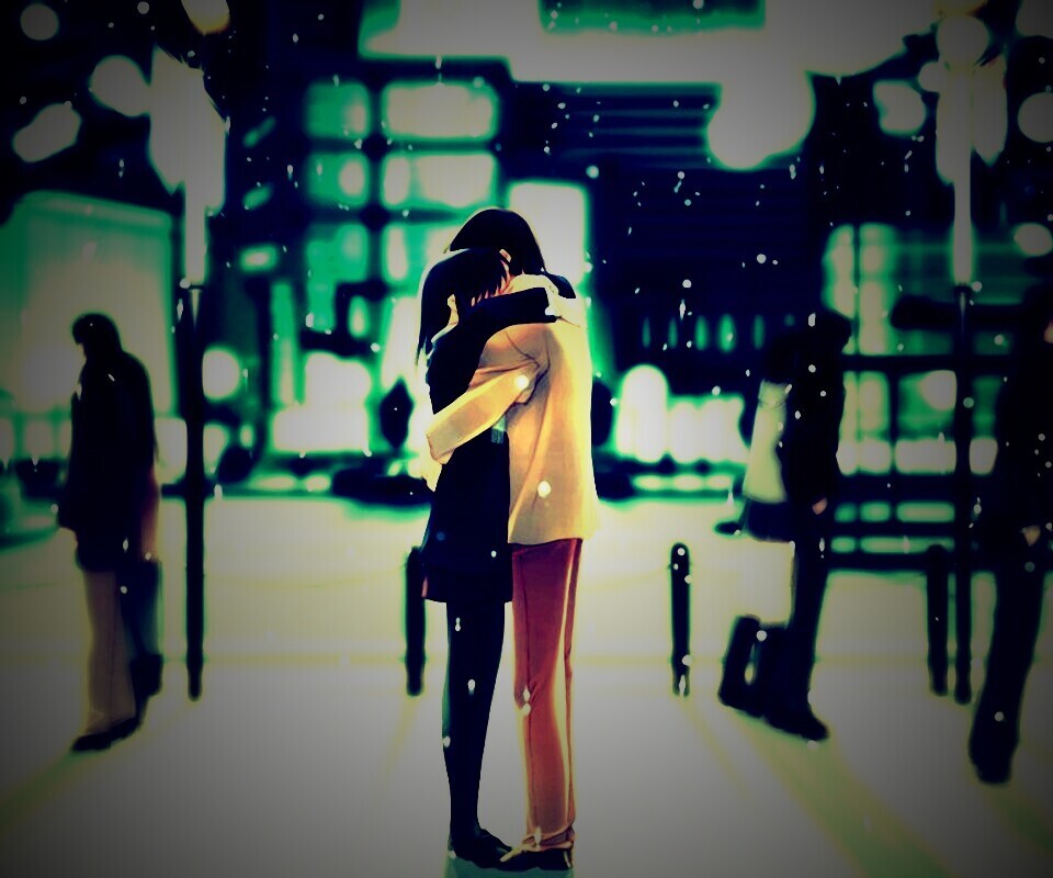 Объятия обои