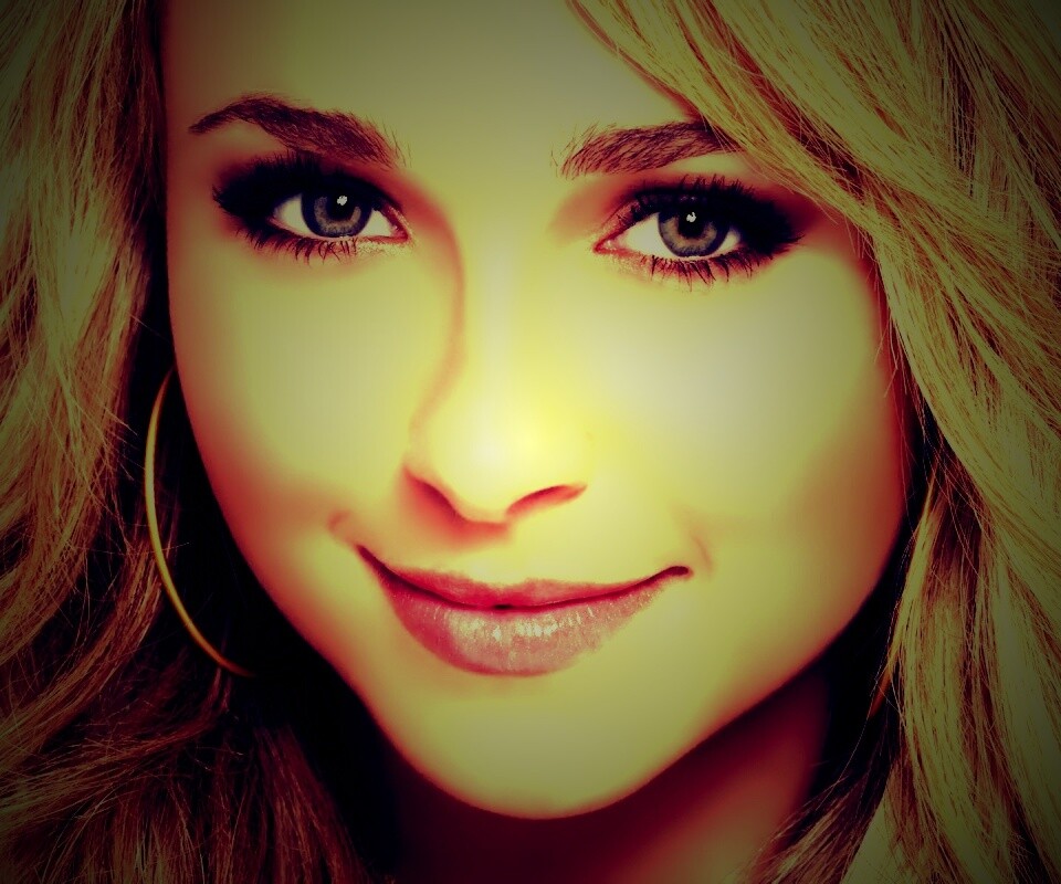 Лицо красавицы обои