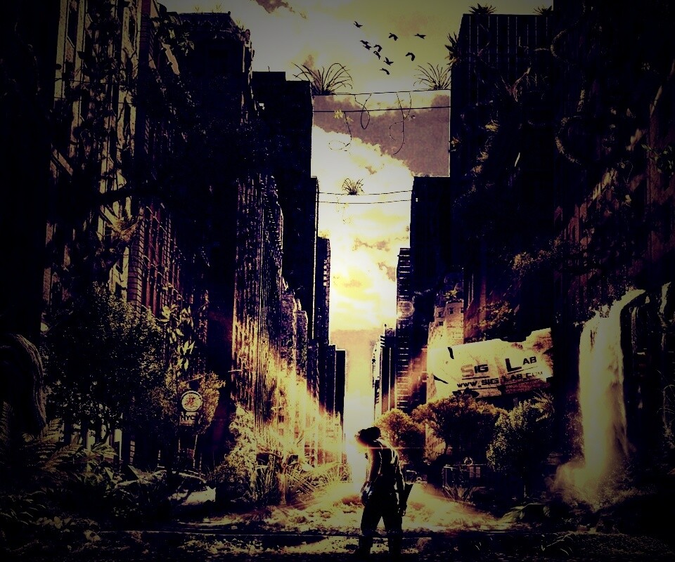 Постапокалиптический мир обои