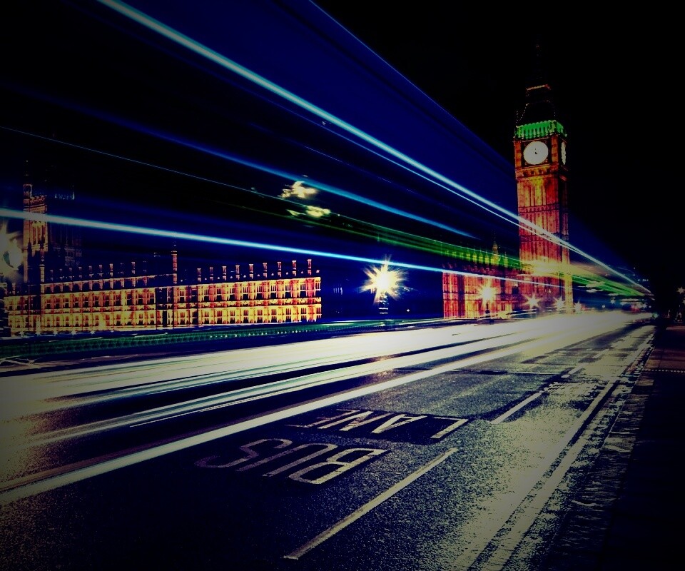 Ночной лондон обои
