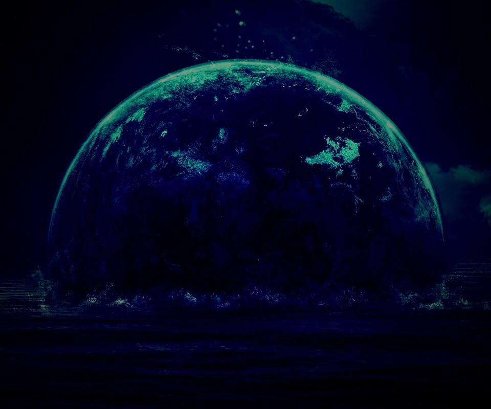 Тонущая планета обои