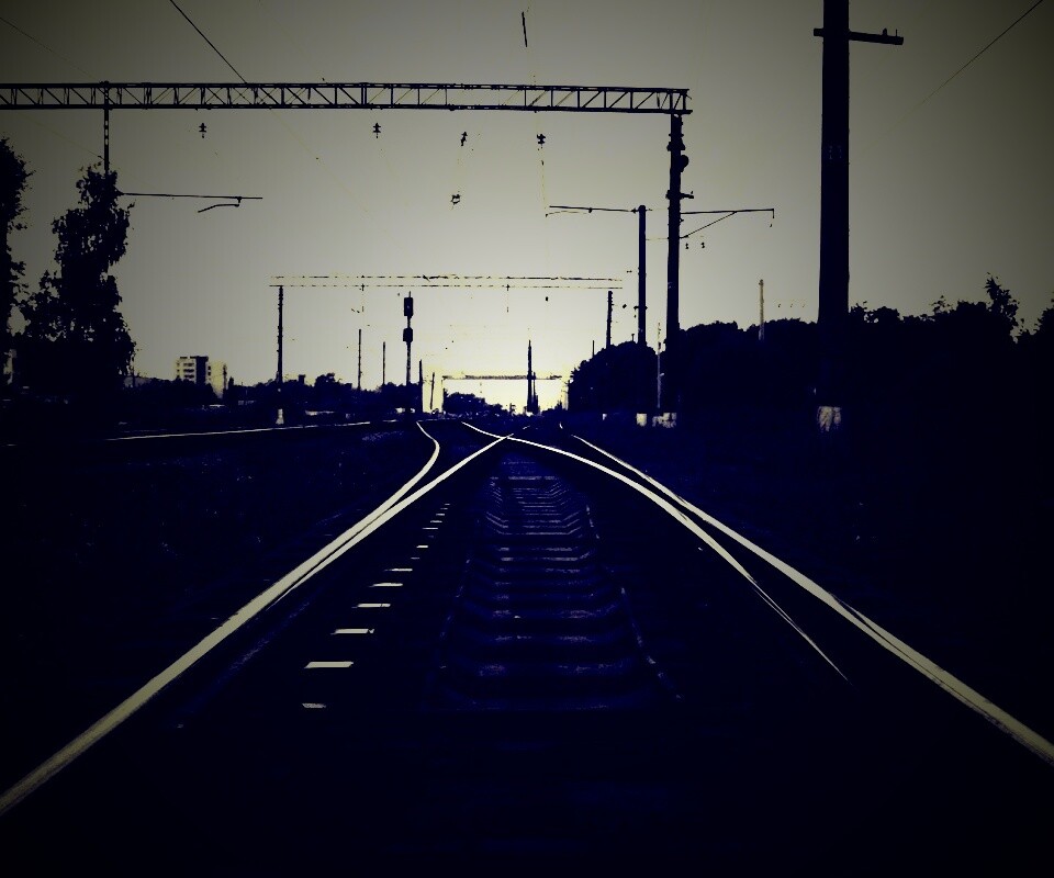 Железнодорожные пути обои