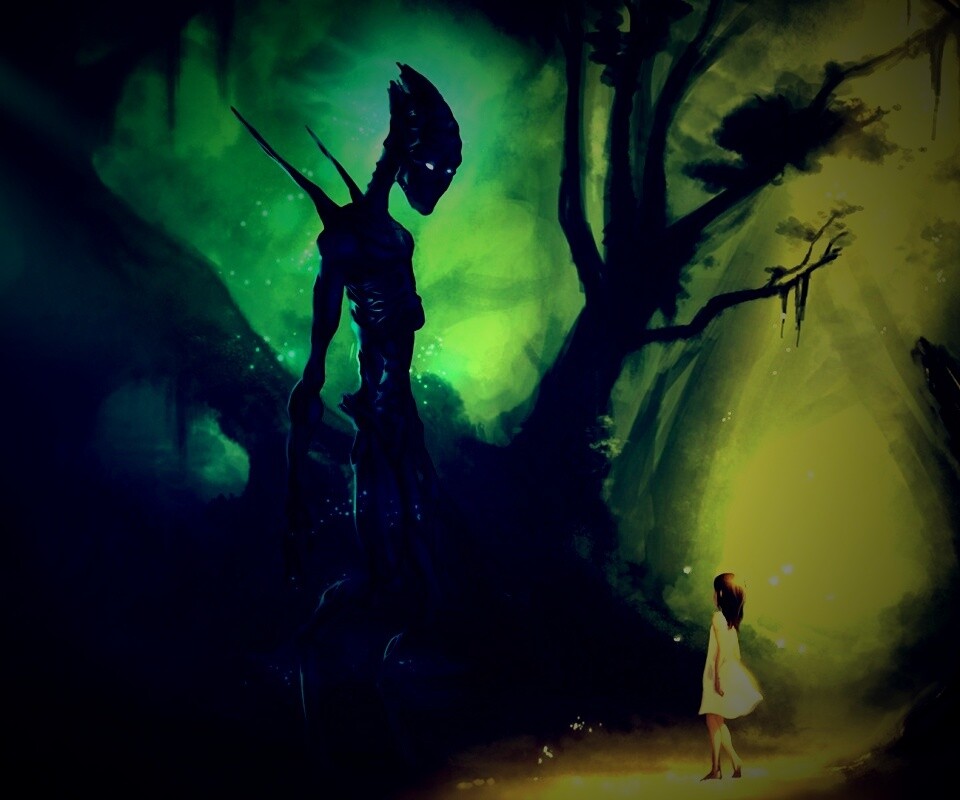 Лесной монстр обои