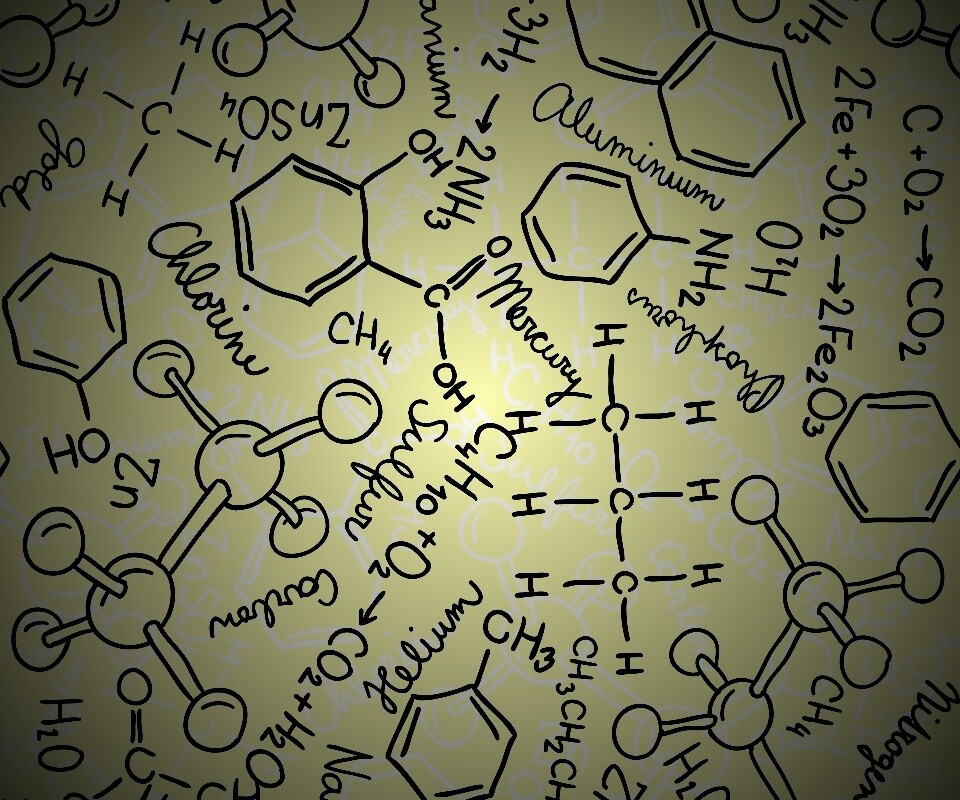 Химические формулы обои