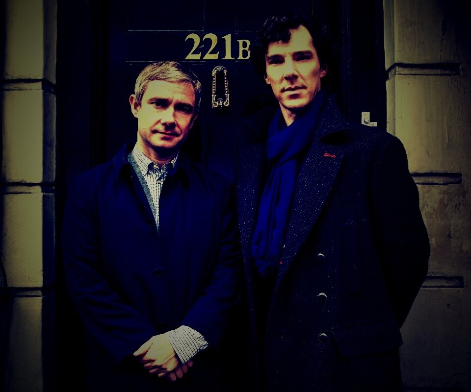 Шерлок и Ватсон обои