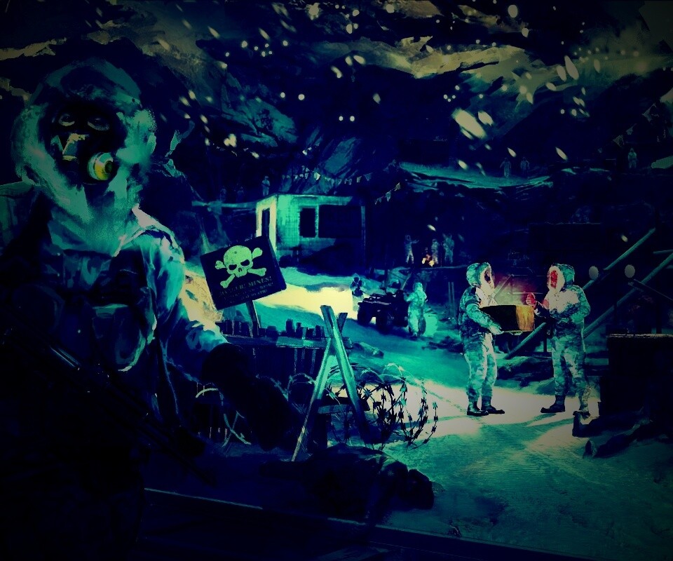 Снежно и опасно обои