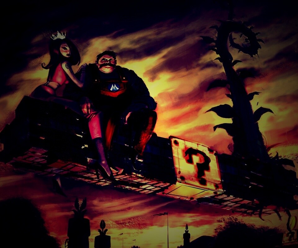 Марио - альтернативная концовка обои