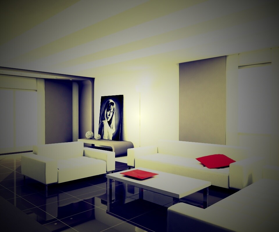 Белая гостинная обои