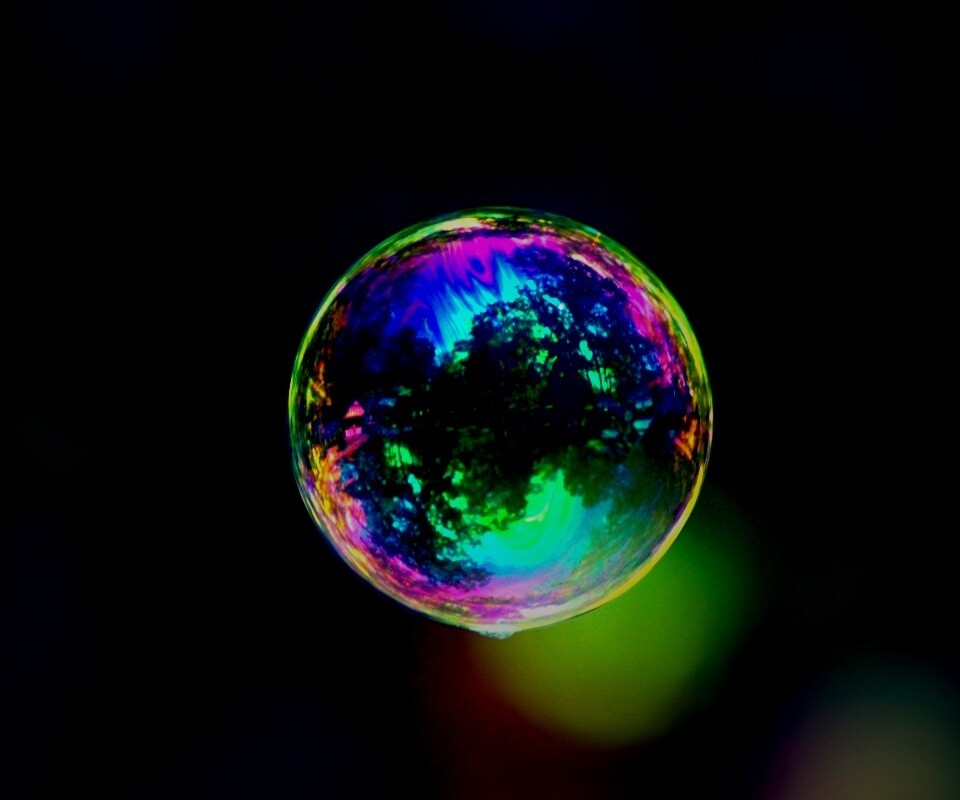 Мыльный пузырь обои