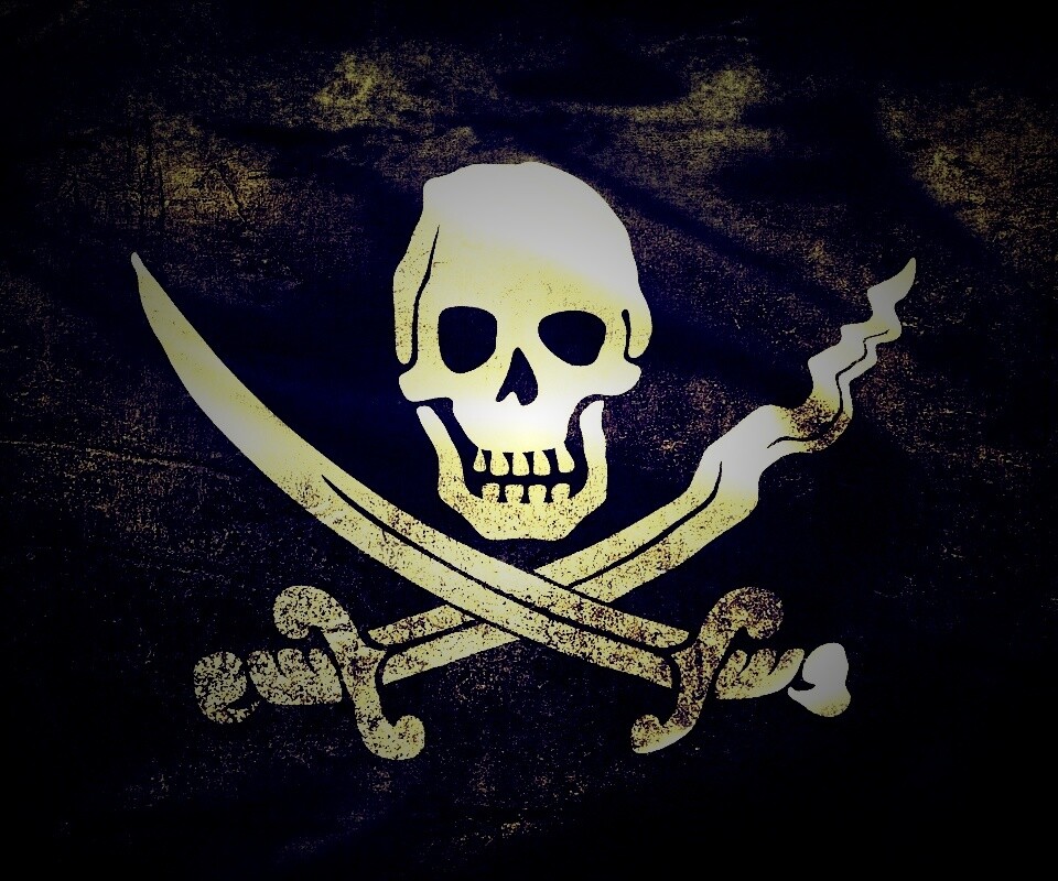 Пиратский флаг обои