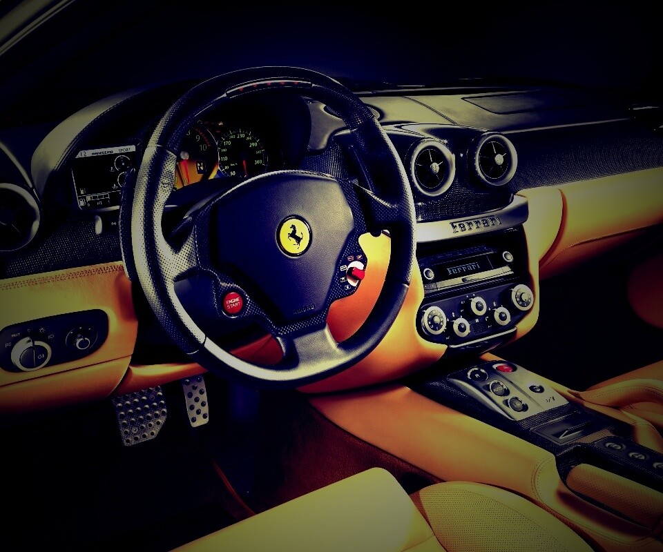 Салон феррари обои