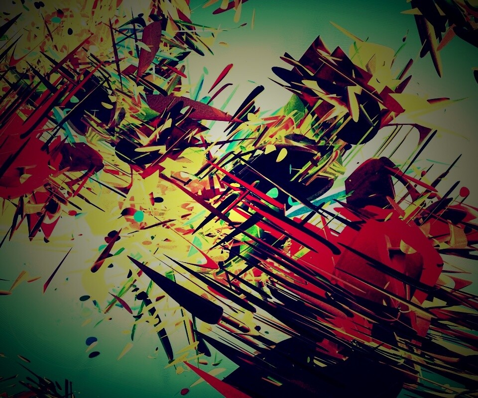 Сумасшедшая абстракция обои