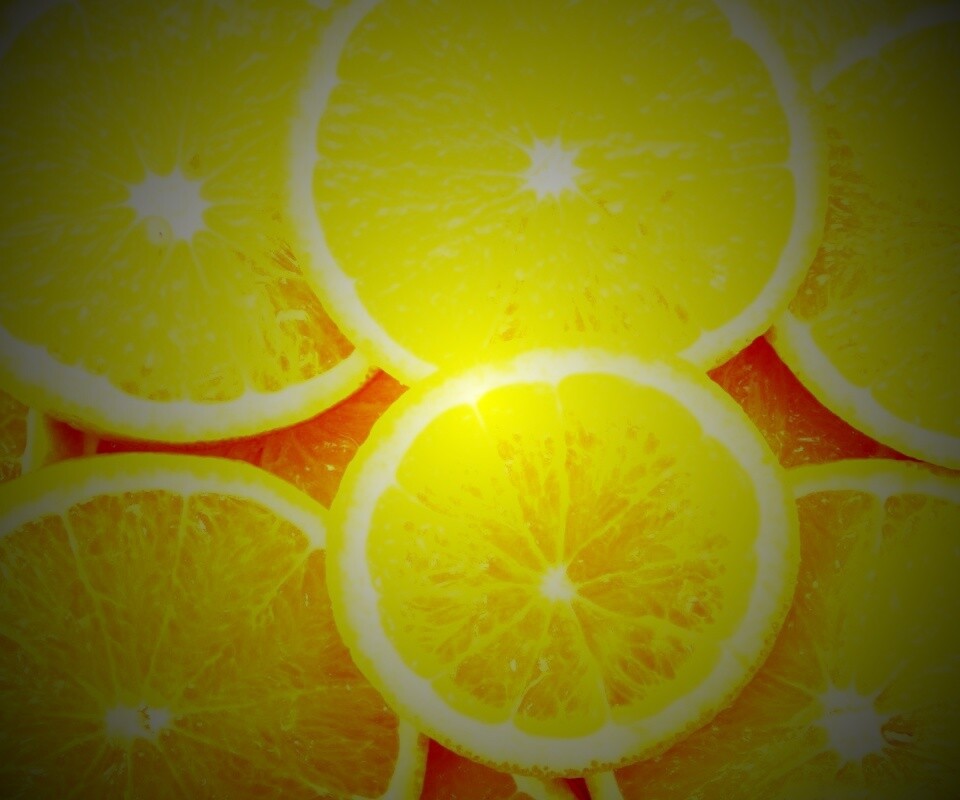 Апельсиновые дольки обои