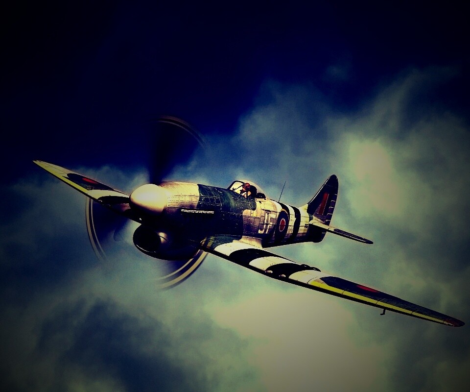 Истребитель времён Второй Мировой Войны обои
