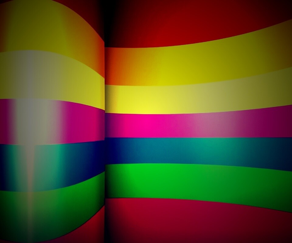 Радужные полосы обои