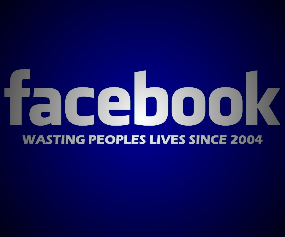 Facebook - жизнь на свалку обои