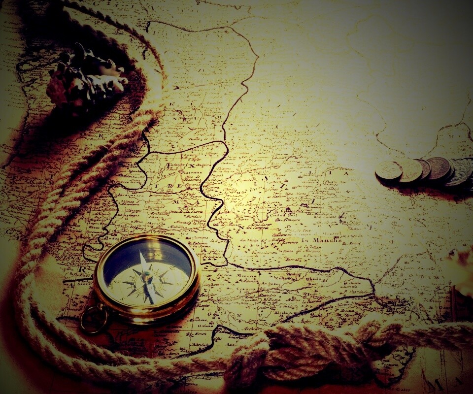 Древняя карта обои