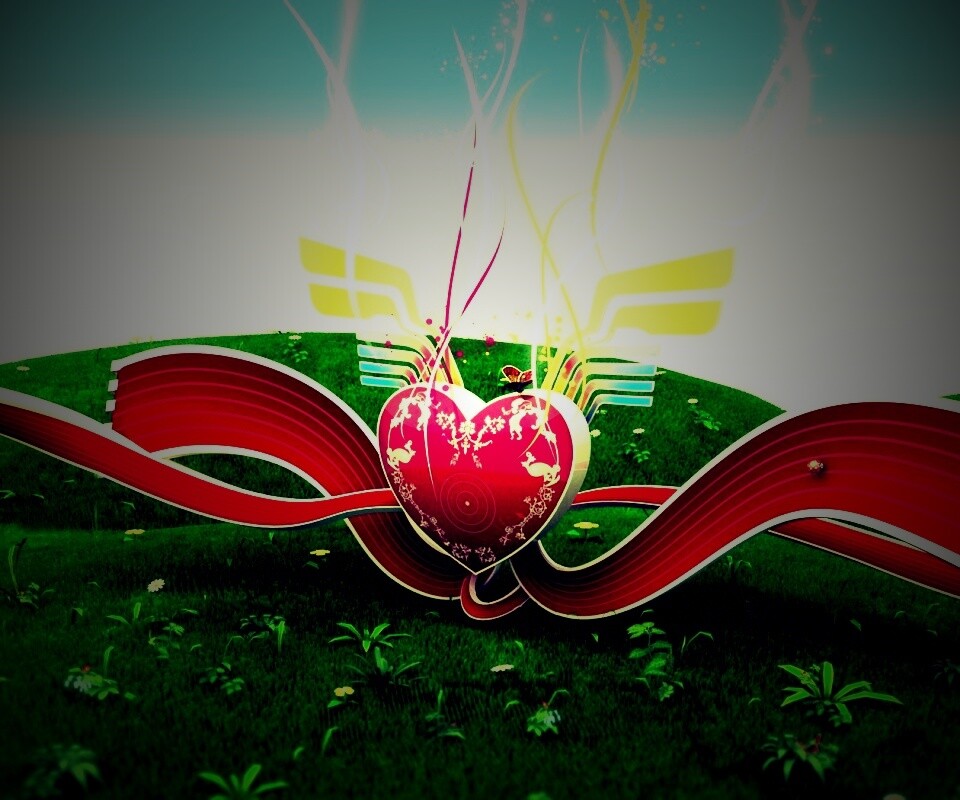 Валентинка обои