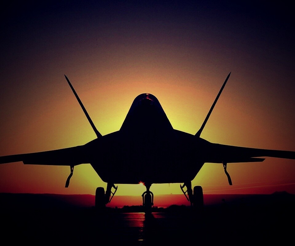 Истребитель F22 обои