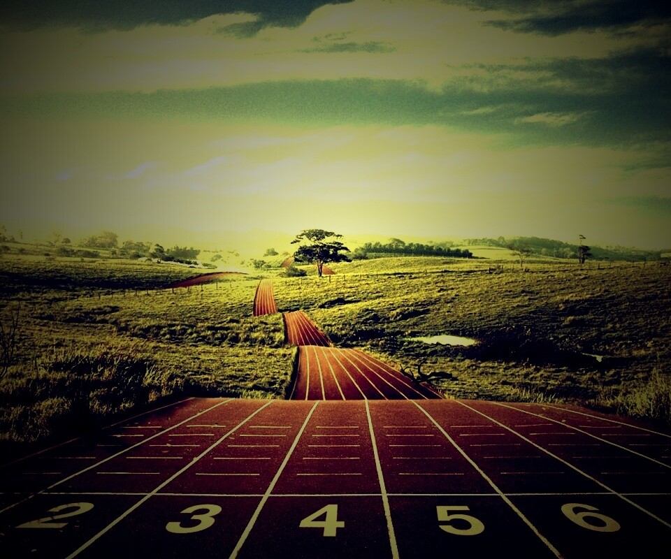 Бесконечная беговая дорожка обои