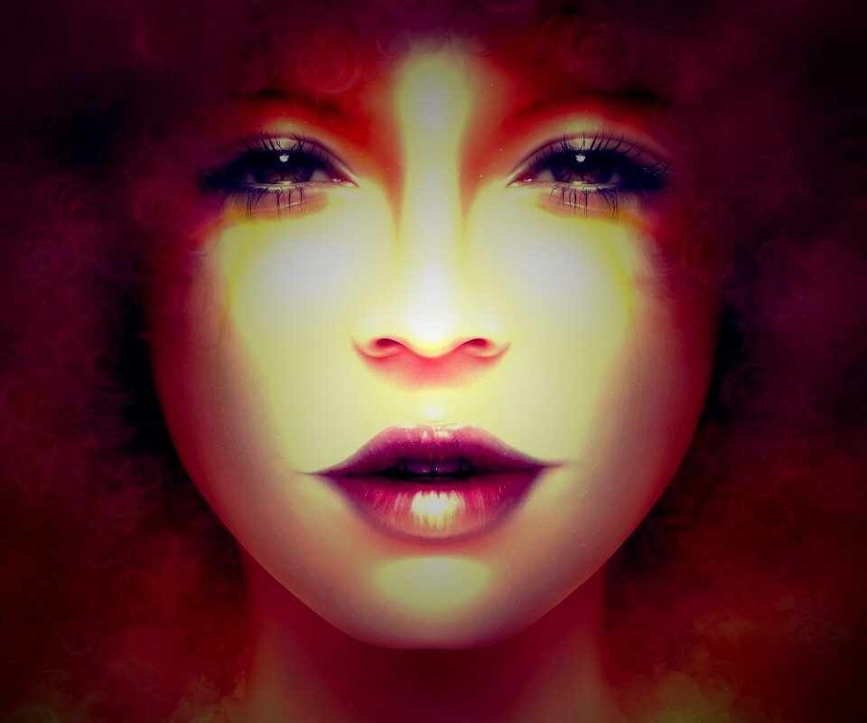 Карамельное личико обои